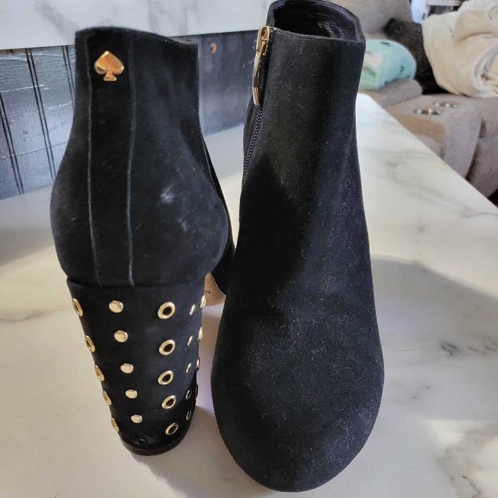 Kate Spade Authentic Sueded Stud Boots